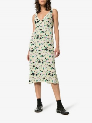 Plan C Floral Print Slip Dress / effortless style fashion