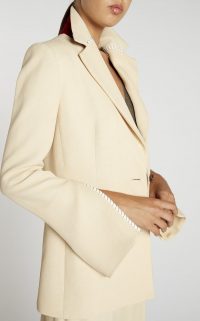 ROLAND MOURET MOOREHEAD JACKET in OATMEAL – chic split sleeve jackets