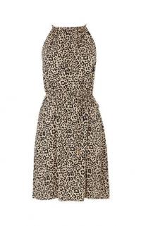 OASIS ANIMAL PRINT SUNDRESS / leopard printed summer dresses