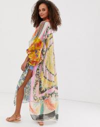 Free People Mixed Print Kimono / long floaty kimonos