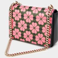 KATE SPADE NEW YORK – AMELIA SPADE FLOWER SMALL SHOULDER BAG in BRIGHT PINK MULTI