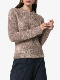 Sies Marjan Tinsel Knitted Jumper / shimmering crew neck