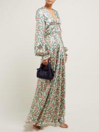 RAQUEL DINIZ Valentina floral-print silk maxi dress / romantic florals