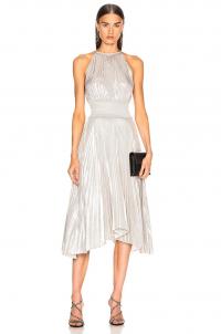 A.L.C. Weston Dress Silver / metallic occasion dresses / luxe fashion