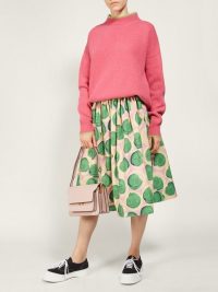 MARNI Clematis-print poplin skirt ~ summer skirts