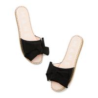 Manebí HAMPTONS BOW SANDALS in BLACK / sweet summer flats