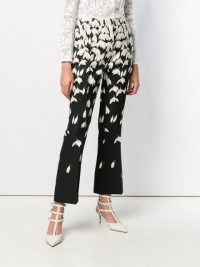 VALENTINO Snowdrop print trousers / floral pants