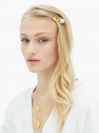 ALIGHIERI Apollo’s Dance Baroque-pearl hair slide | luxe accessory