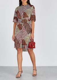 BY MALENE BIRGER Cebina printed satin shirt dress