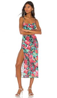 Endless Summer Madison Midi Dress in Vintage Floral