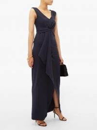 MAX MARA STUDIO Nice dress in navy ~ elegant formal wear