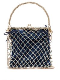 ROSANTICA BY MICHELA PANERO Flaubert crystal-embellished clutch