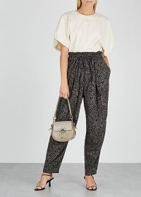 ISABEL MARANT ÉTOILE Lively floral-print cotton trousers