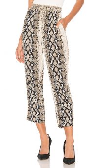 Joie Ceylon B Pant in Porcelain / snake print pants