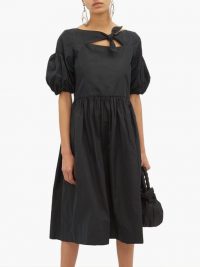 MOLLY GODDARD Veronica cut-out taffeta midi dress