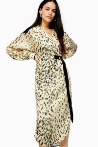 TOPSHOP Animal Smock Dress By Boutique