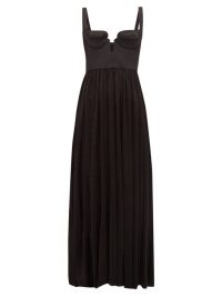 ELLERY Dangerous Acquaintance corset dress in black