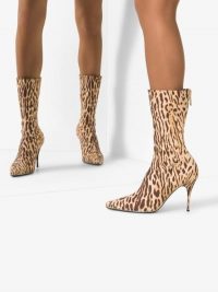 Zimmermann Brown Leopard Print Boots