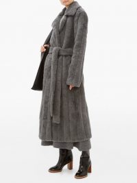 GABRIELA HEARST Pavlovna wool-blend coat in grey ~ luxe winter coats