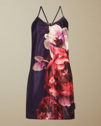 TED BAKER QUALIA Splendour chemise in purple / strappy night time chemises / feminine nighties / nightwear