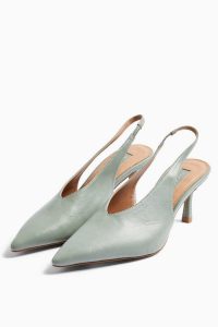 JESSIE Sage Point Slingback Heels – pointed toe slingbacks