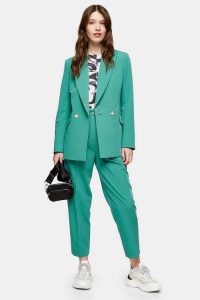 TOPSHOP Mint Peg Trousers – green pants