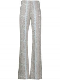 ACNE STUDIOS jacquard detail high-waisted trousers