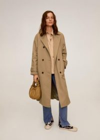 MANGO Buttoned long trench in beige REF. 67094753-MAGNUM-LM