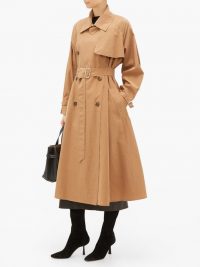 MAX MARA Falster trench coat in brown ~ luxury coats