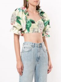 ALICE MCCALL Garden My Heart cropped top / feminine crop tos