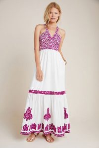 Anthropologie Manuela Embroidered Dress