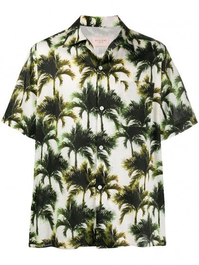 BUSCEMI palm print shirt / men’s shirts