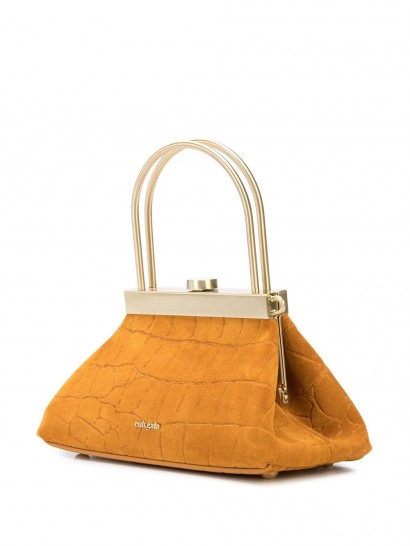 CULT GAIA Mini Estelle browb-suede bag / small vintage-shaped bags