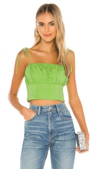 h:ours Kay Top Bright Green