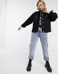 Reclaimed Vintage inspired oversized denim jacket – classic casuals