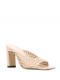 WANDLER laser cut mules ~ cut-out summer shoes