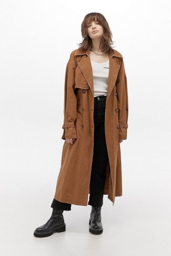 Gestuz Stalia Trench Brown