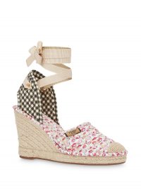 FENDI Zeppa wedge espadrilles ~ pretty summer wedges