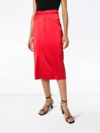 GAUGE81 Soledad satin midi skirt ~ bright skirts