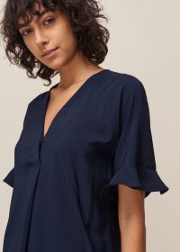 WHISTLES ALBA DRESS NAVY