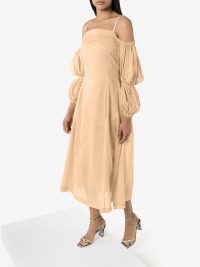 REJINA PYO lorna toile midi dress ~ feminine look clothing