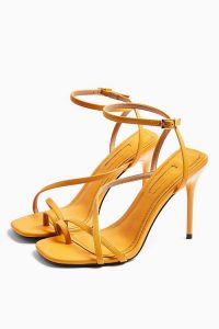 TOPSHOP RISE Orange Strappy Heels