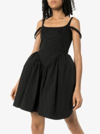 SHUSHU/TONG double strap gathered dress | LBD