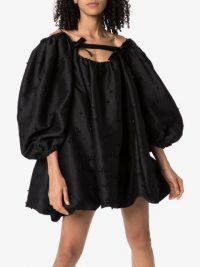 SHUSHU/TONG puff-sleeve mini dress ~ sweet puffball dress ~ voluminous lbd