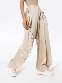 STELLA MCCARTNEY Scalloped edge harem trousers