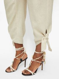 ISABEL MARANT Amopi bead-embellished rope sandals ~ boho glamour