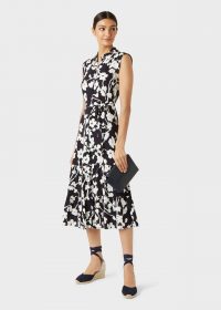 HOBBS ESME DRESS NAVY MULTI