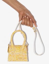 JACQUEMUS Le Chiquito floral mini bag / petite leather handbags