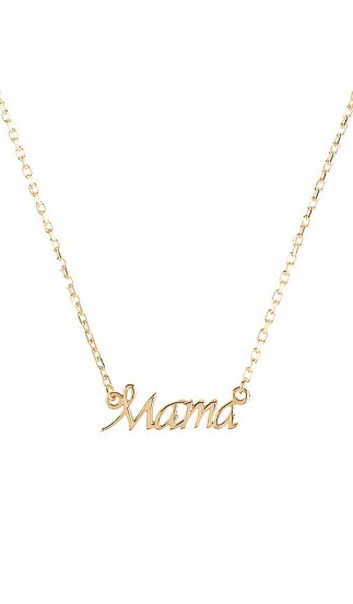 Natalie B Jewelry Mama Necklace | gold plated name necklaces