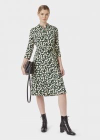 HOBBS PETITE ALEX DRESS GREEN STONE